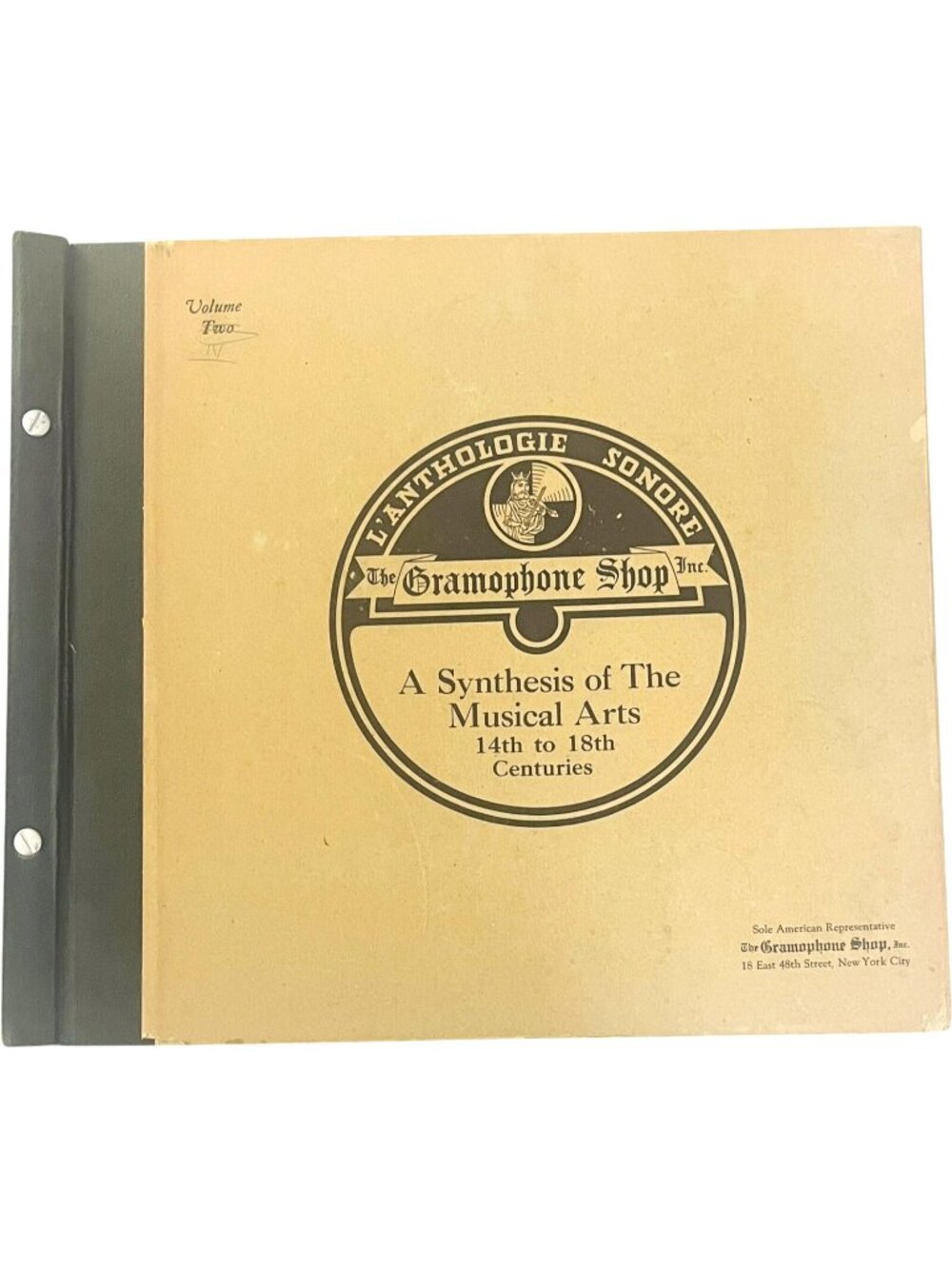 10 Disc L'anthologie Sonore A Synthesis of the Musical Arts 14-18th cent VOL 4